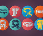 Free Cravat Icons Vector