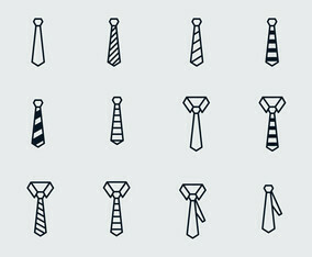 Vector Bow Ties And Ties