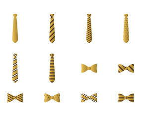 Vector Icon Tie And Bow Tie