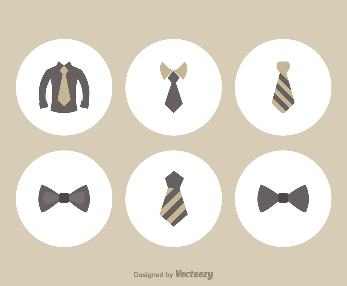 Free Cravat Vector Icon Set