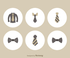 Free Cravat Vector Icon Set