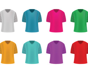 Set Of Raglan Vector