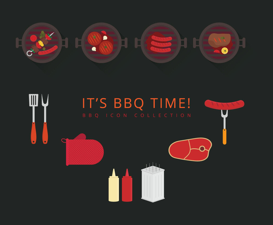 Brochette Icon Set