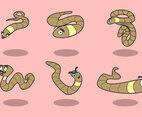 Cartoon Earthworm Vector