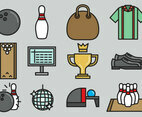 Cute Bowling Icons
