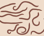 Earth Worm Set Vector
