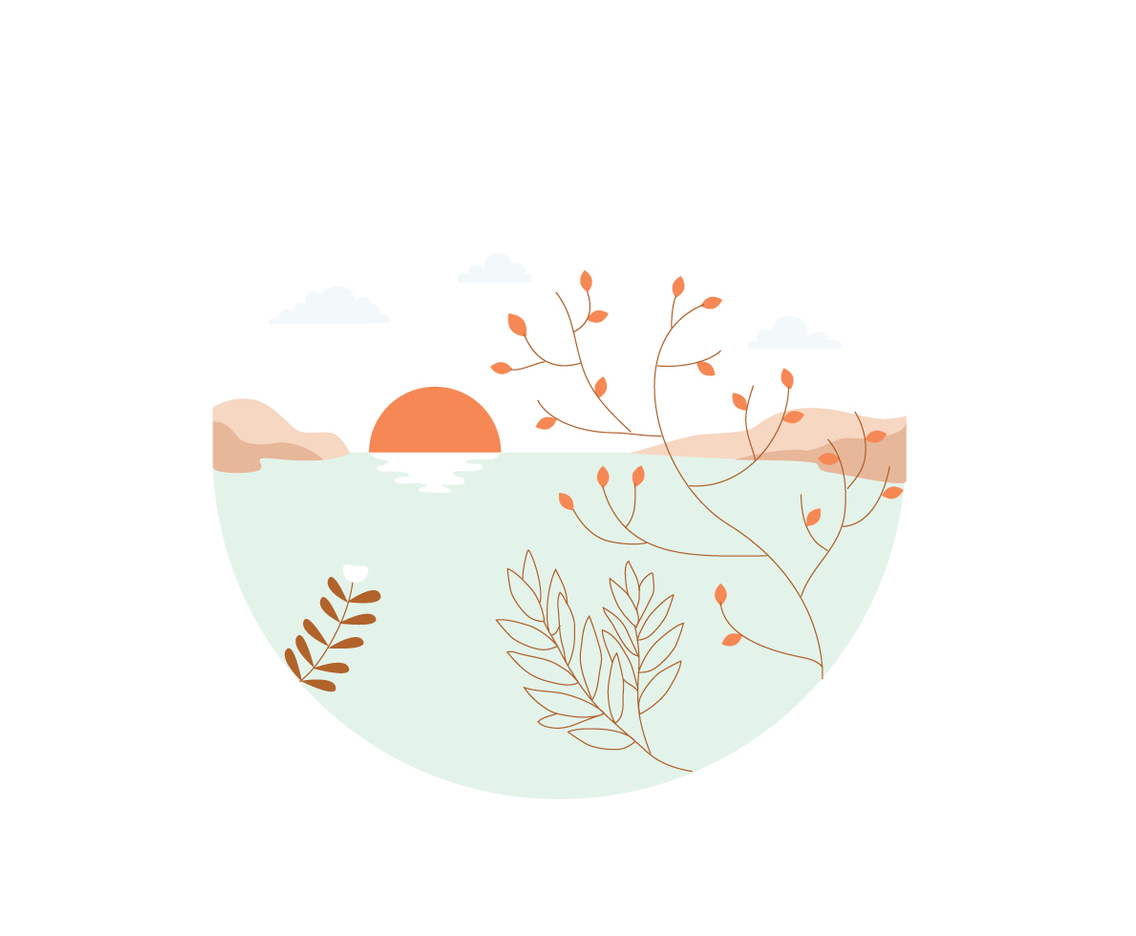 Sunset Illustration