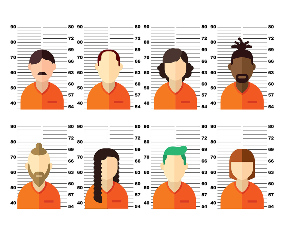Mugshot Vector People