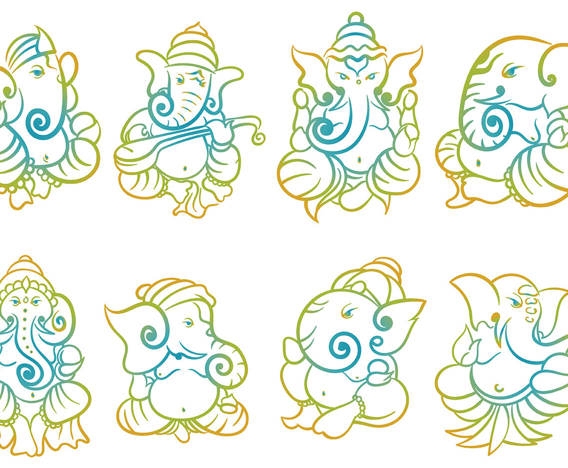 Free Ganesh Icons Vector