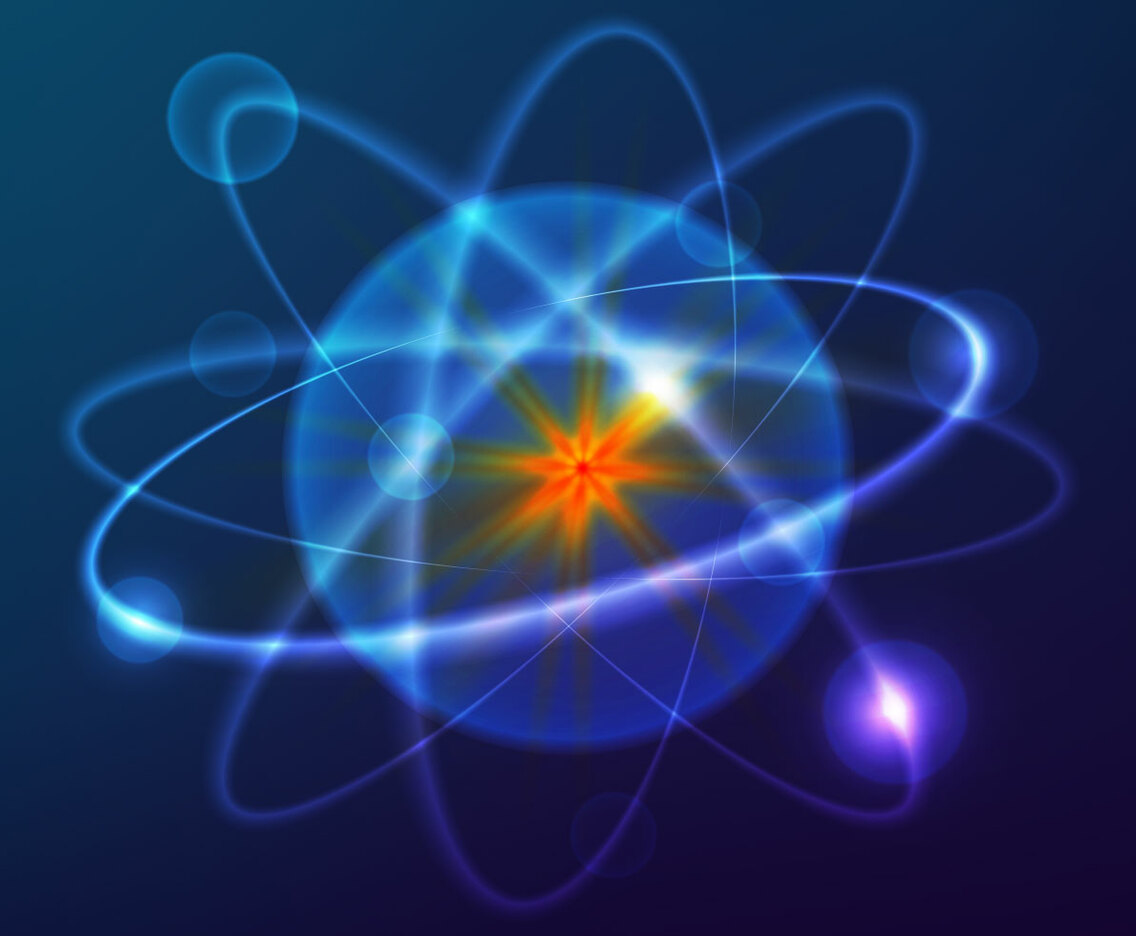 Atomium Vector Background