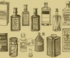 Vintage Oil Bottles And Cans