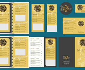 Golden Menu Templates