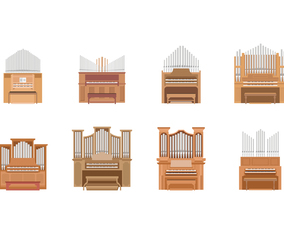 Free Pipe Organ Vector