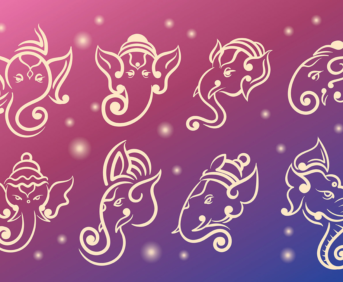 Free Ganesh Icons Vector
