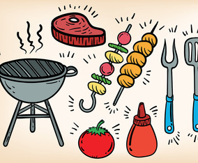 Free Brochette Icons Vector