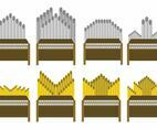 Free Pipe Organ Vector Set