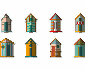 Free Colorful Living Place Vector