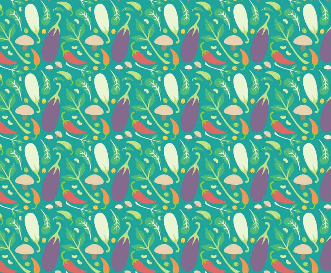 Free Pattern Vegetables Vector