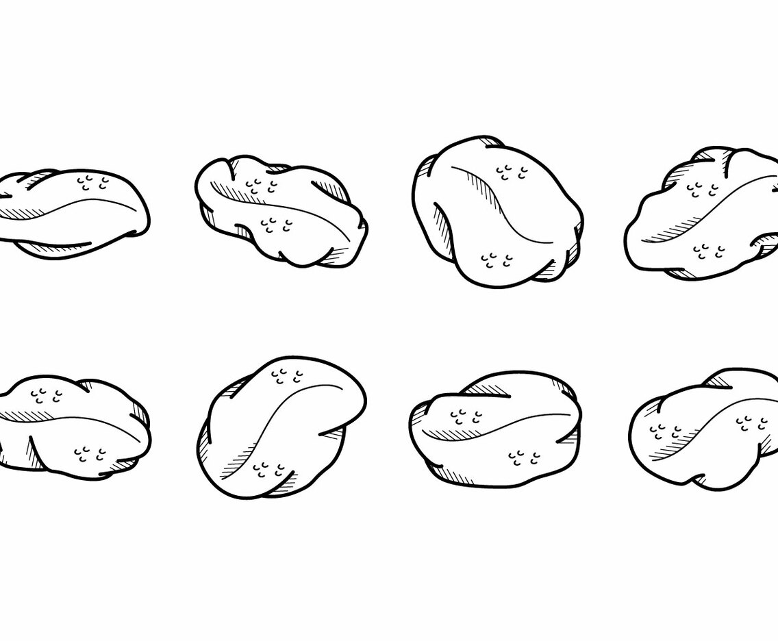 Cartoon Raisins Vector