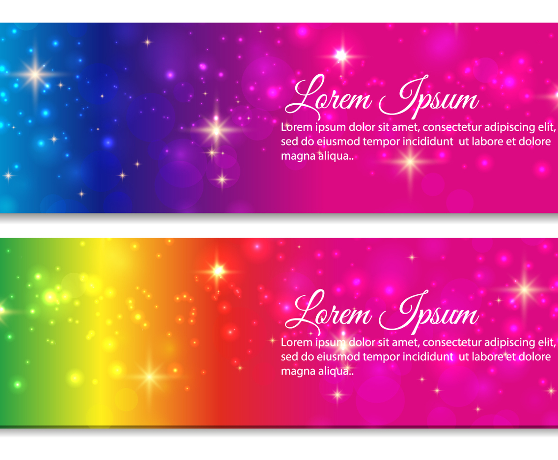 Colorful Abstract Banners
