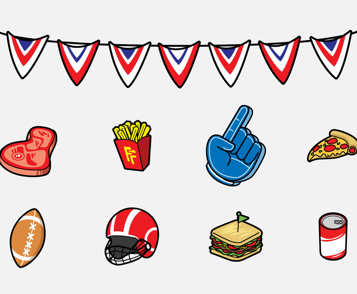 Free Tailgate Feast Icon Vector