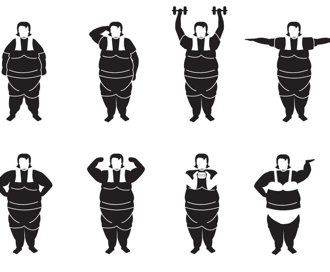 Free Fat Woman Vector