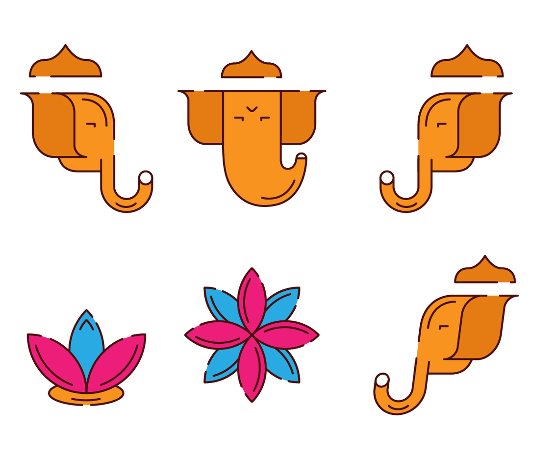Ganesh Figure Set
