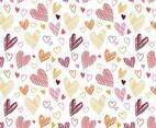 Free Hearts Pattern Vectors