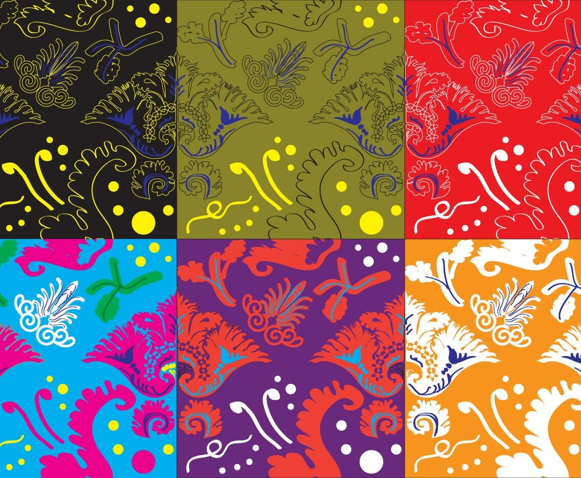 Color Acanthus Texture