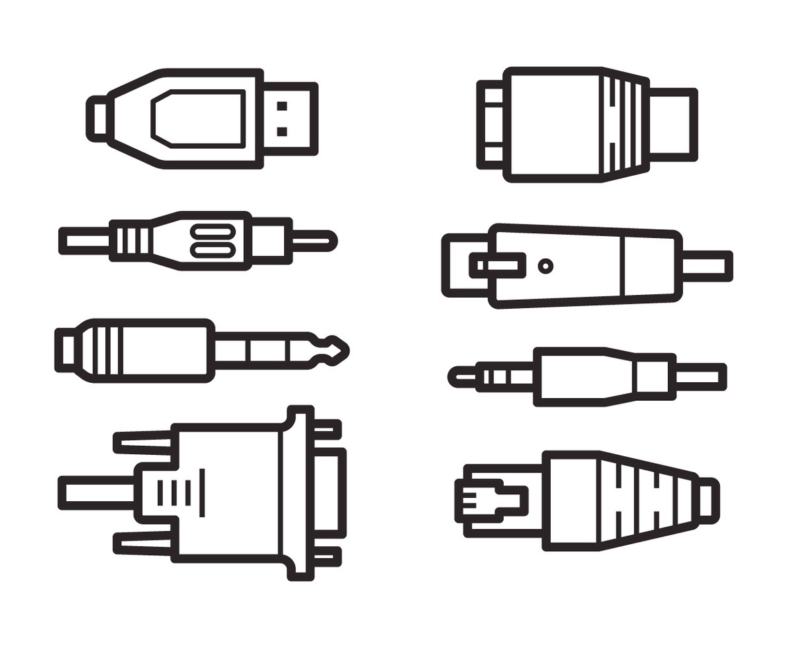 Free Connection Plug Icons