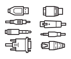 Free Connection Plug Icons