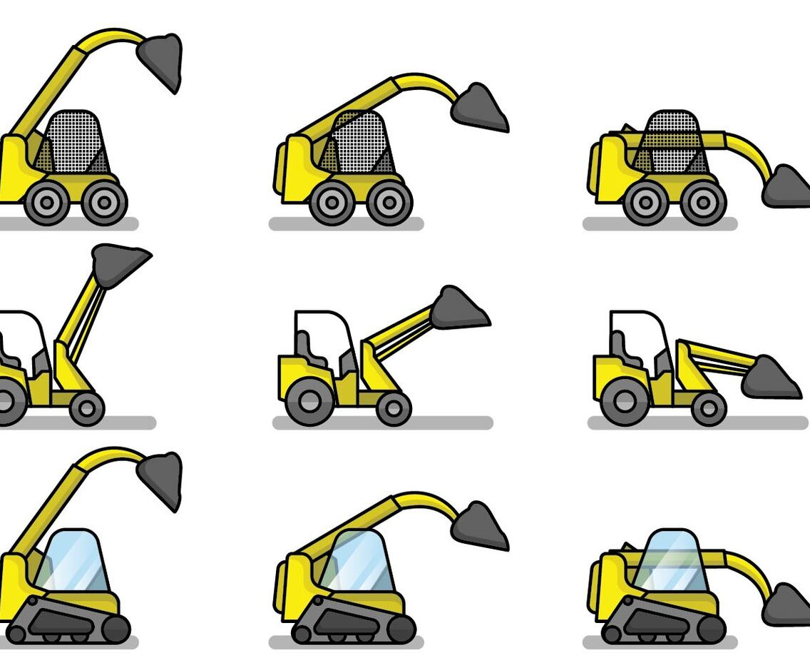 Free Flat Skid Steer Set