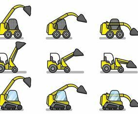 Free Flat Skid Steer Set