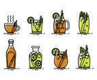 LEMONGRASS DRINK VECTOR
