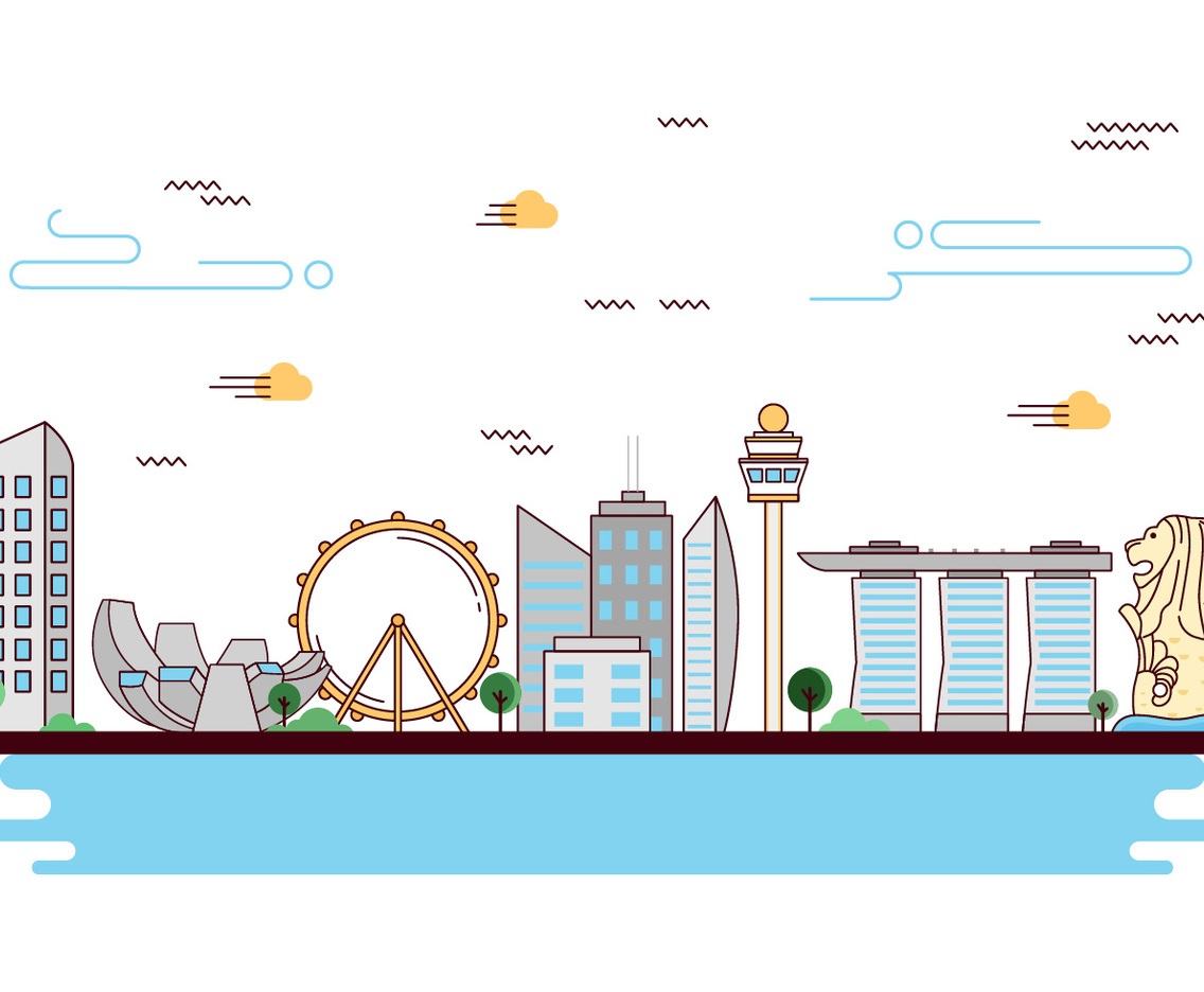 Free Merlion Illustration Vector