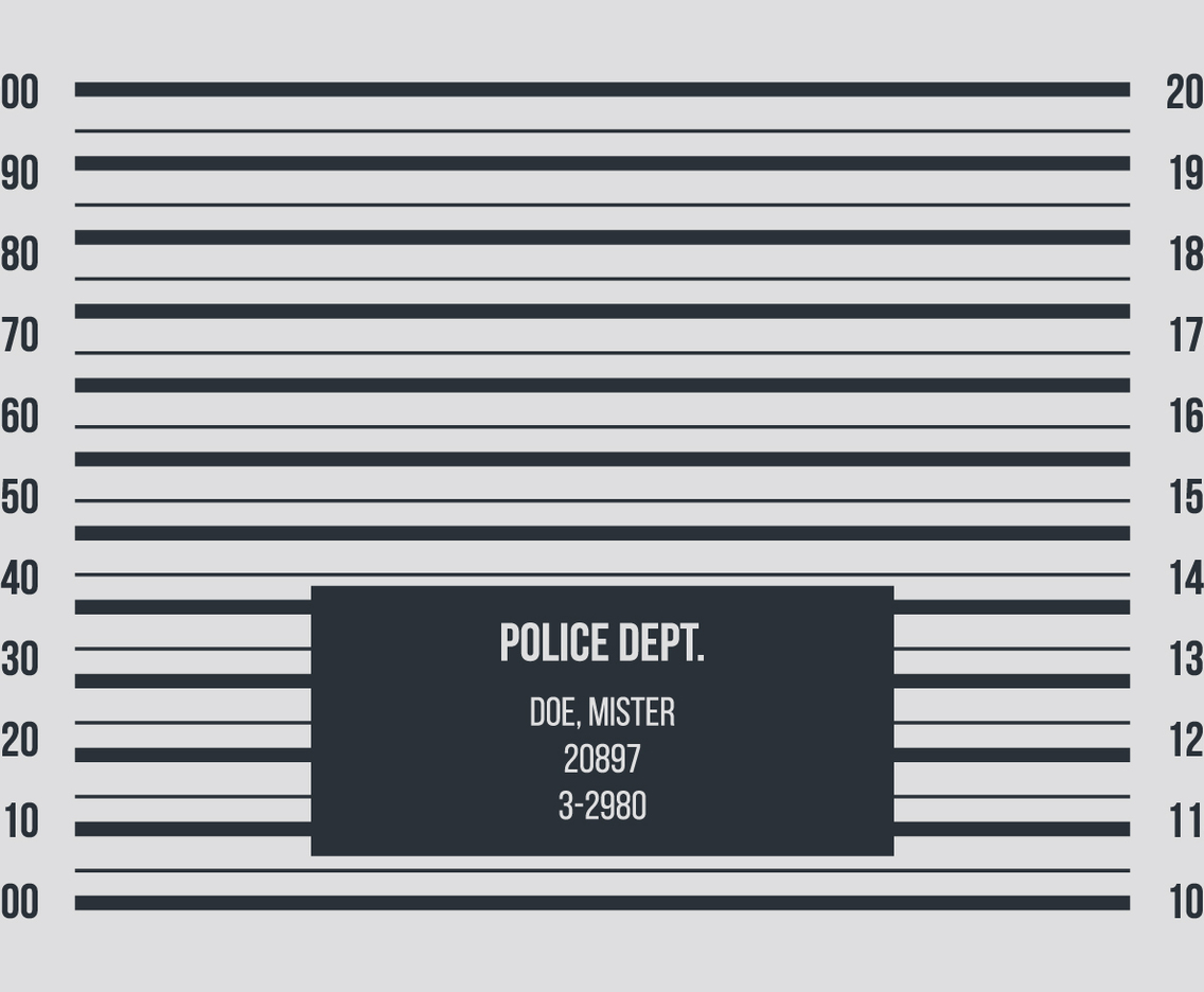 Background for a Mugshot