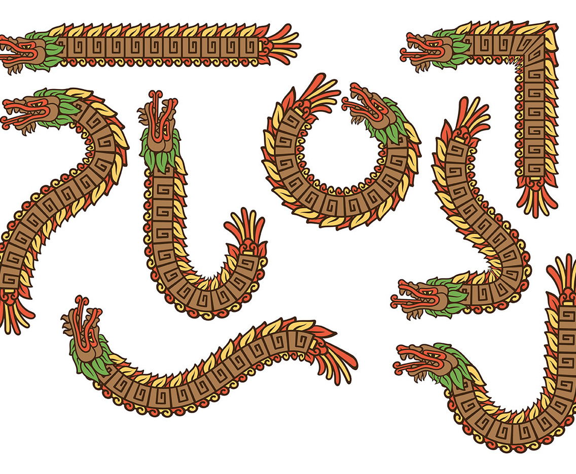 Mexican Quetzalcoatl Vectors