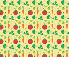 Free Vegetables Pattern Vector