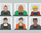 Mug Shot Vector
