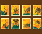 Retro Kudu Stamp Vectors Two