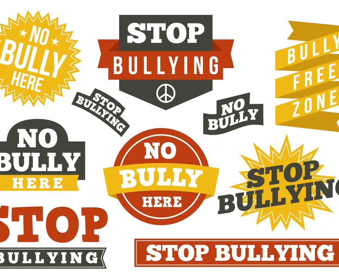 Free Stop Bullying Design Elements Vector