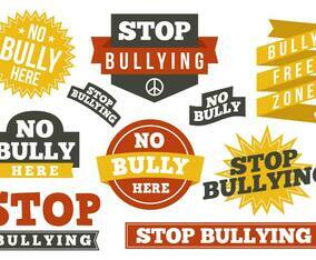 Free Stop Bullying Design Elements Vector