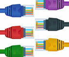 Rj45 Color Vector