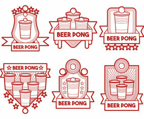 Beer Pong Vector