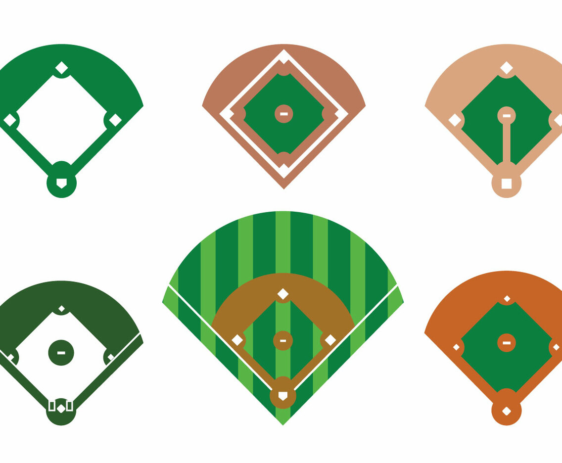 Baseball Diamond Vector