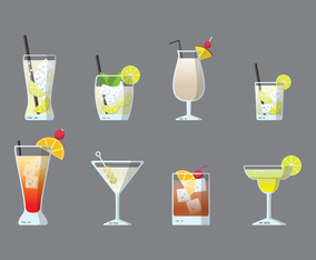 Free Cocktails Vector
