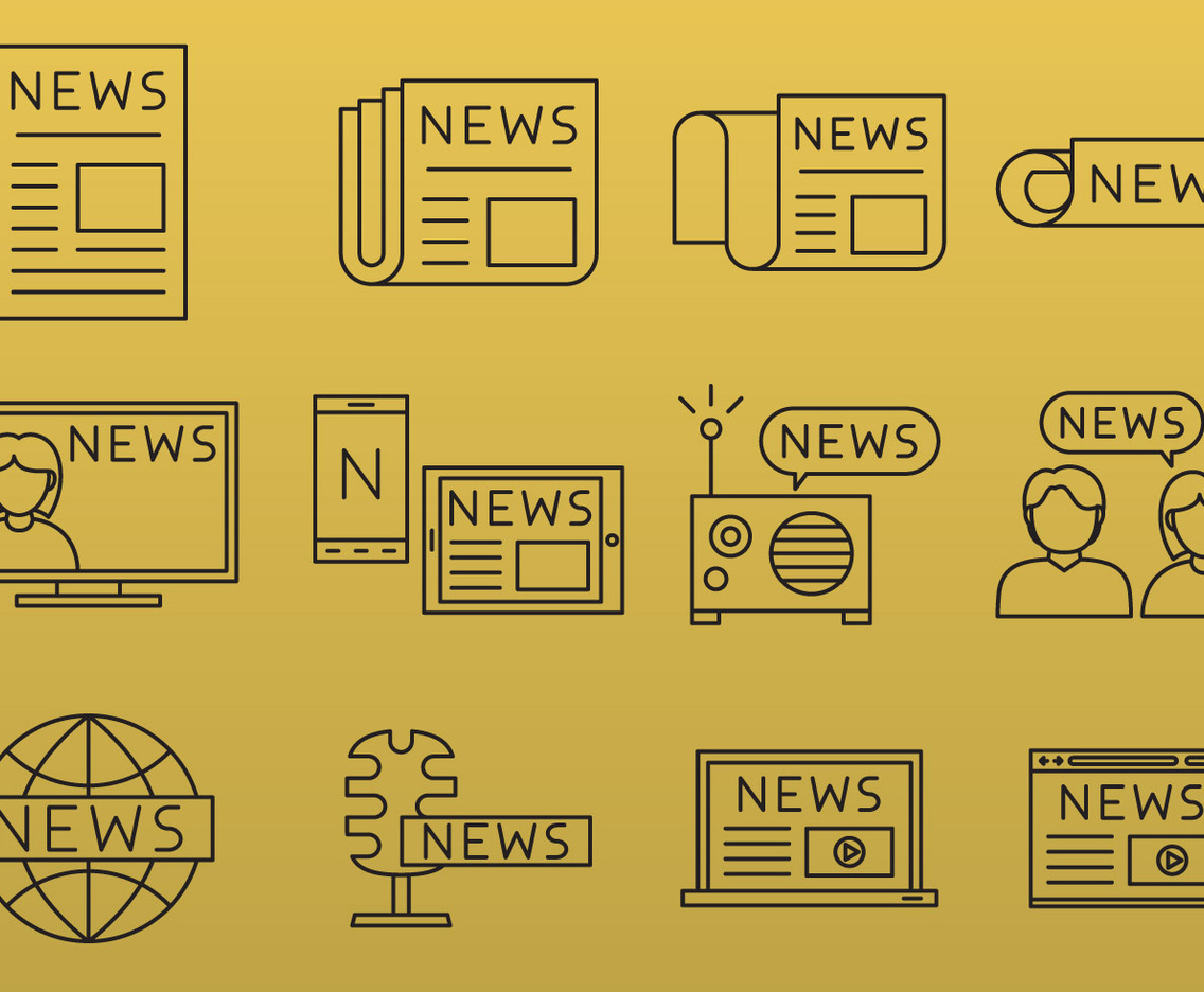 News Line Icons
