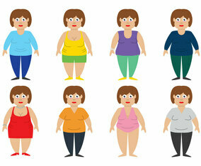 Fat Women Vector