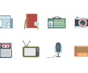 Free News  Journalistic Vectors