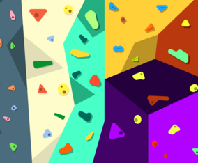 Free Climbing Wall Vector